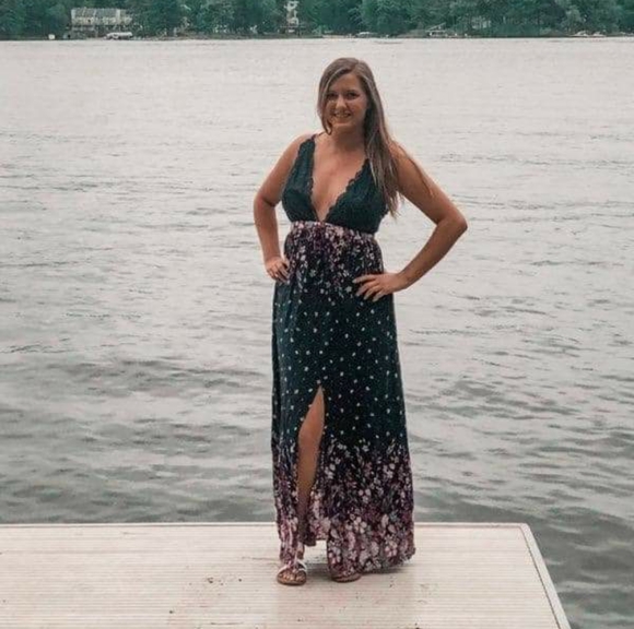 Love Riche Flowered Long Spring/Summer Dress πΊHP - Picture 6 of 7